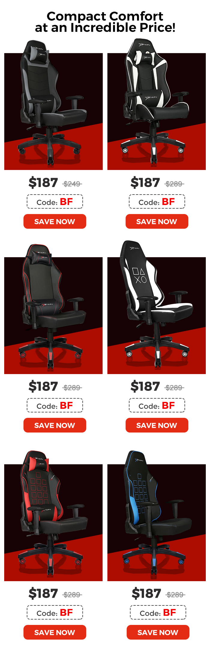 EwinRacing Flash XL Chairs